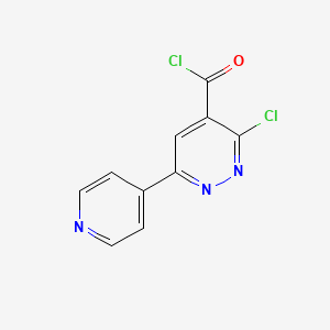 3-Chloro-4-chlorocarbonyl-6-(4-pyridyl)pyridazine