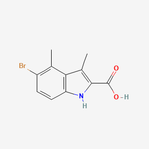 5-bromo-3,4-dimethyl-1H-indole-2-carboxylic acid