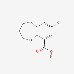 7-Chloro-2,3,4,5-tetrahydro-1-benzoxepin-9-carboxylic acid