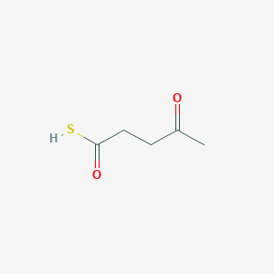 molecular formula C5H8O2S B8377801 4-Oxopentanethioic acid 