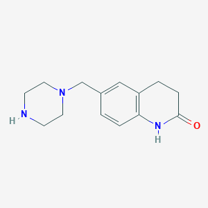 1-(2-Oxo-1,2,3,4-tetrahydroquinoline-6-ylmethyl)piperazine