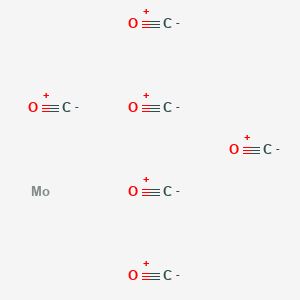 molecular formula Mo(CO)6<br>C6MoO6 B083779 Molybdenumhexacarbonyl CAS No. 13939-06-5