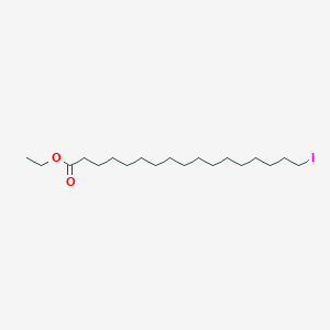 molecular formula C19H37IO2 B8377917 Ethyl 17-iodoheptadecanoate 