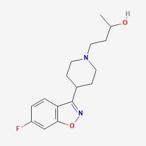 (+/-)-6-Fluoro-3-[1-(3-hydroxybutyl)-4-piperidinyl]-1,2-benzisoxazole