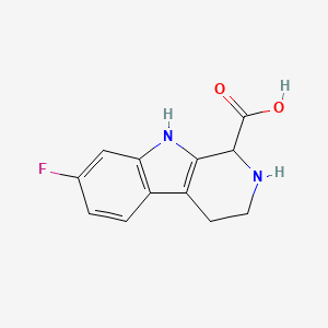 7-fluoro-2,3,4,9-tetrahydro-1H-beta-carboline-1-carboxylic acid
