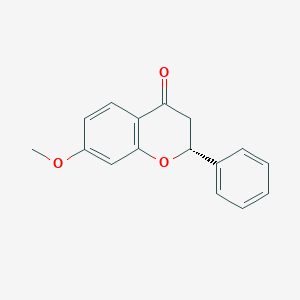 molecular formula C16H14O3 B8378202 (R)-7-methoxy-2-phenylchroman-4-one 