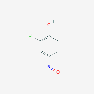 molecular formula C6H4ClNO2 B083783 2-Chloro-4-nitrosophenol CAS No. 13362-35-1