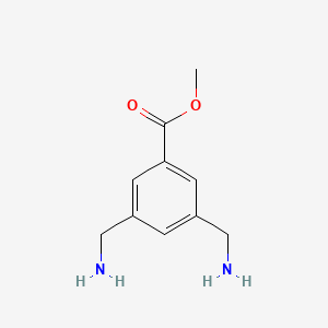 molecular formula C10H14N2O2 B8378348 Methyl 3,5-bis(aminomethyl)benzoate 