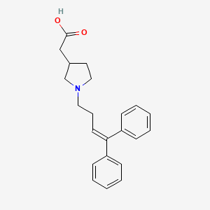 [1-(4,4-Diphenyl-but-3-enyl)-pyrrolidin-3-yl]-acetic acid