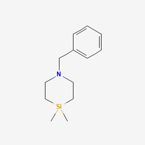 1-Benzyl-4,4-dimethyl-1,4-azasilinane