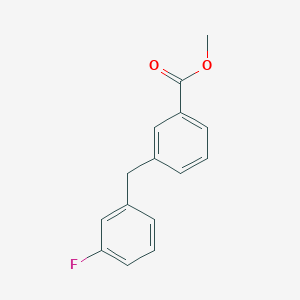 Methyl 3-(3-fluorobenzyl)benzoate