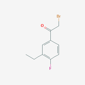 2-Bromo-1-(3-ethyl-4-fluoro-phenyl)-ethanone