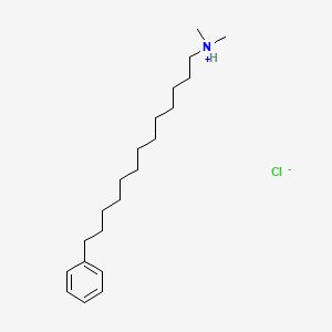molecular formula C21H38ClN B8379012 Benzyldodecyldimethyl ammonium chloride 
