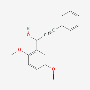 1-(2,5-Dimethoxyphenyl)-3-phenyl-2-propyne-1-ol