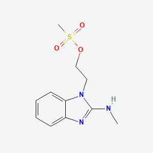 2-[2-Methylamino(benzimidazol-1-yl)]ethyl Methanesulfonate