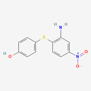 4-(2-Amino-4-nitro-phenylsulfanyl)-phenol