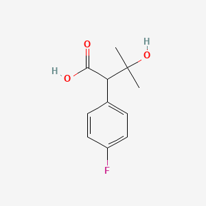 2-(p-Fluorophenyl)-3-hydroxy-3-methylbutyric acid