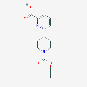 6-[1-(tert-Butoxycarbonyl)piperidin-4-yl]pyridine-2-carboxylic acid