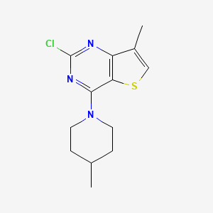 2-Chloro-7-methyl-4-(4-methylpiperidino)thieno[3,2-d]pyrimidine