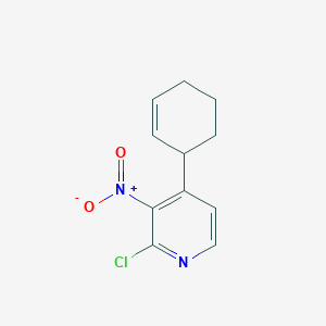 2-Chloro-4-cyclohex-2-enyl-3-nitro-pyridine