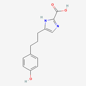 4-[3-(4-Hydroxyphenyl)propyl]imidazole-2-carboxylic acid