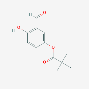 2-Hydroxy-5-(t-butylcarbonyloxy)benzaldehyde