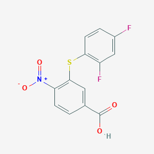 3-(2,4-Difluorophenylthio)-4-nitrobenzoic acid