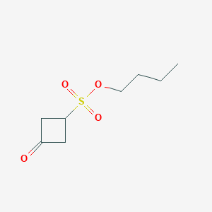 molecular formula C8H14O4S B8380151 Butyl 3-oxocyclobutane-1-sulfonate 