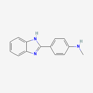N-[4-(1H-Benzoimidazol-2-yl)-phenyl]-N-methyl-amine