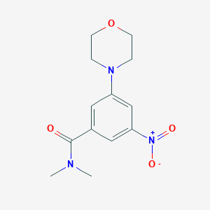 N,N-Dimethyl-3-morpholino-5-nitrobenzamide