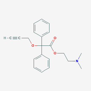molecular formula C21H23NO3 B083807 Pargeverine CAS No. 13479-13-5