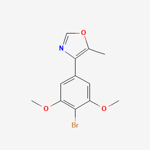 4-(4-Bromo-3,5-dimethoxyphenyl)-5-methyloxazole
