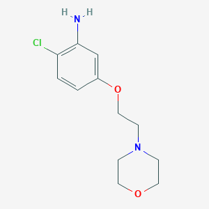 2-Chloro-5-(2-morpholinoethoxy)aniline