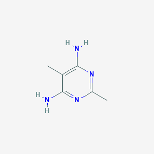 molecular formula C6H10N4 B083809 2,5-Dimethyl-4,6-pyrimidinediamine CAS No. 13265-42-4