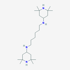 molecular formula C24H50N4 B008381 N,N'-Bis(2,2,6,6-tetramethylpiperidin-4-yl)hexane-1,6-diamine CAS No. 61260-55-7