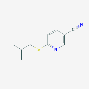 2-Isobutylthio-5-cyanopyridine