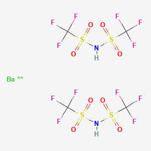 molecular formula C4H2BaF12N2O8S4 B8381047 Barium Bis-triflimide 