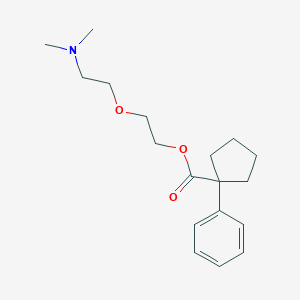 molecular formula C18H27NO3 B083811 Minepentate CAS No. 13877-99-1