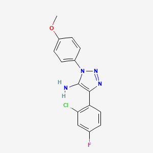 5-(2-Chloro-4-fluoro-phenyl)-3-(4-methoxy-phenyl)-3h-[1,2,3]triazol-4-ylamine