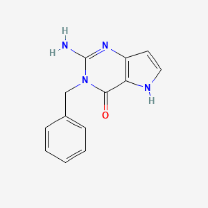 2-Amino-3-benzyl-3H-pyrrolo[3,2-d]pyrimidin-4(5H)-one