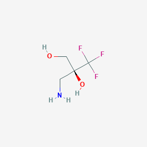 1,2-Propanediol, 2-(aminomethyl)-3,3,3-trifluoro-, (2S)-