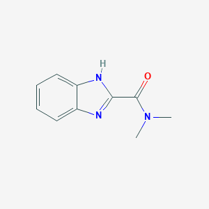 molecular formula C10H11N3O B083812 N,N-Dimethyl-1H-benzo[d]imidazole-2-carboxamide CAS No. 14466-73-0