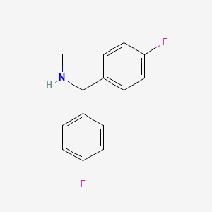 1,1-bis(4-fluorophenyl)-N-methylmethanamine