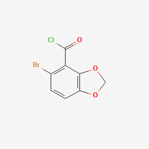 5-Bromo-1,3-benzodioxol-4-carbonyl chloride