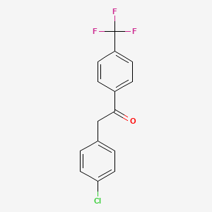 2-(4-Chloro-phenyl)-1-(4-trifluoromethyl-phenyl)ethanone