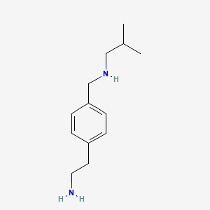 N-[4-(2-aminoethyl)benzyl]-2-methylpropan-1-amine