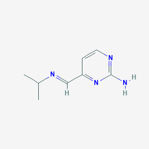 2-Aminopyrimidine-4-carboxaldehyde (2-propyl)imine