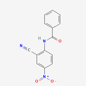 N-benzoyl 2-cyano-4-nitroaniline
