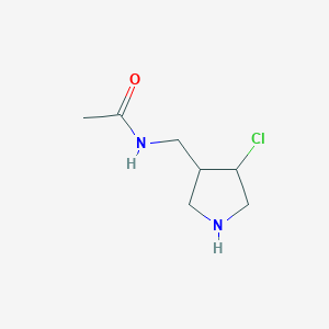 3-Acetylaminomethyl-4-chloropyrrolidine