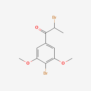 2-Bromo-1-(4-bromo-3,5-dimethoxyphenyl)propan-1-one